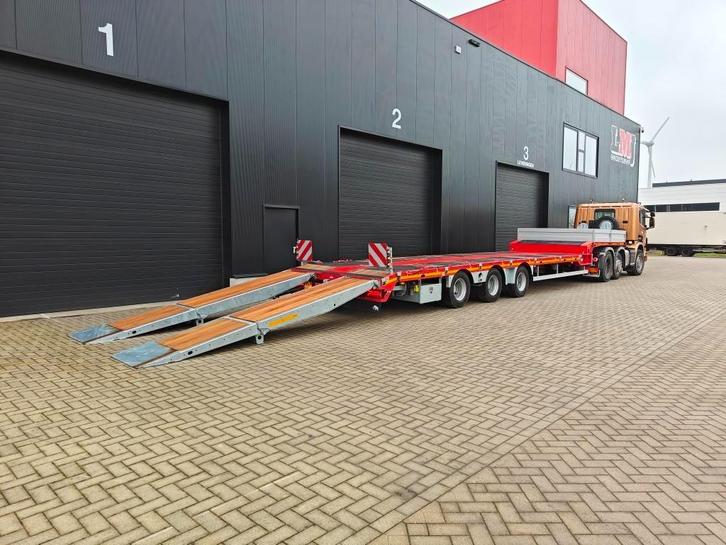 oplegger dieplader - Koop - Huur - 1400€, Zakelijke goederen, Machines en Bouw | Transport, Ophalen