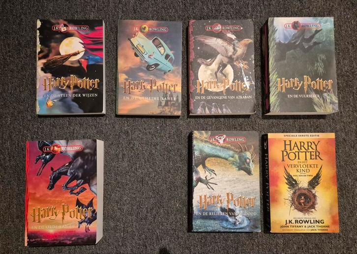 Boeken Harry Potter, Verzamelen, Harry Potter, Gebruikt, Ophalen