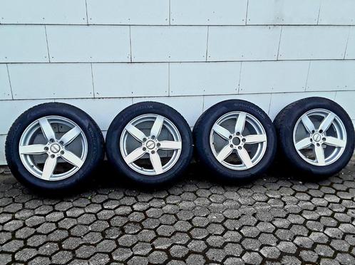 4 pneus hiver avec belles jantes en alliage 17" BMW, Auto-onderdelen, Banden en Velgen, Banden en Velgen, Winterbanden, 17 inch