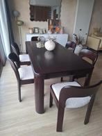 Prachtige vintage  Brutalist eettafel, Enlèvement, Comme neuf