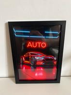 Fotolijst, decoraties, neonauto, Ophalen of Verzenden, Zo goed als nieuw