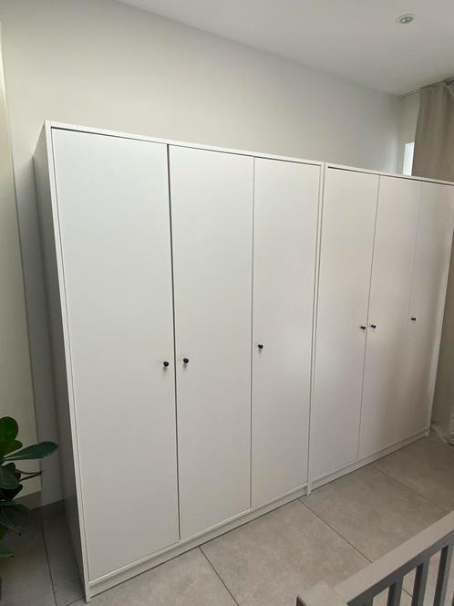 2 witte “Kleppstad” Ikea kasten, Huis en Inrichting, Kasten | Roldeurkasten en Archiefkasten, Gebruikt, Ophalen