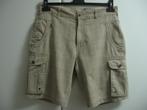 Beige geruite bermuda met zijzakken, maat 48 (s), Vêtements | Hommes, Pantalons, Enlèvement ou Envoi, Comme neuf, Taille 48/50 (M)