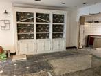 Flamant Balmore boekenkast volledig in eik, Huis en Inrichting, Ophalen, Gebruikt, 200 cm of meer, Eikenhout