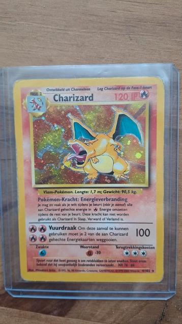 Charizard 4/102 Base set, nl, holo (!zeldzaam!) beschikbaar voor biedingen