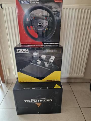 Thrustmaster TS-PC Racer + TM Open + Sparco R383 + T3PA Modi, Enlèvement, Utilisé