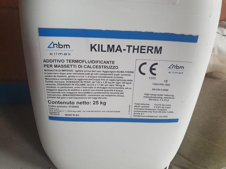 Kilma-Therm dekvloeradditief, Doe-het-zelf en Bouw, Tegels, Nieuw, Overige typen, Overige materialen, 10 m² of meer, Ophalen