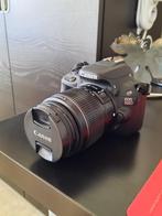 Canon E0S 100 D met toebehoren, Audio, Tv en Foto, Fotocamera's Digitaal, Gebruikt, Spiegelreflex, Canon, Geen optische zoom