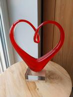 Leonardo glazen hart 23cm design, Antiek en Kunst, Ophalen of Verzenden