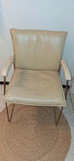 Vintage leren stoel, Huis en Inrichting, Stoelen, Ophalen, Gebruikt, Overige kleuren, Vintage