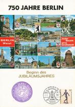 Eerstedag Berlijn 750 jaar (1987), Ophalen of Verzenden, Postfris, 1e dag stempel, Overig