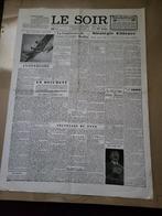 Faux Soir + planches d'impression 9 novembre 1943 unique !!!, Collections, 1940 à 1960, Enlèvement ou Envoi, Journal