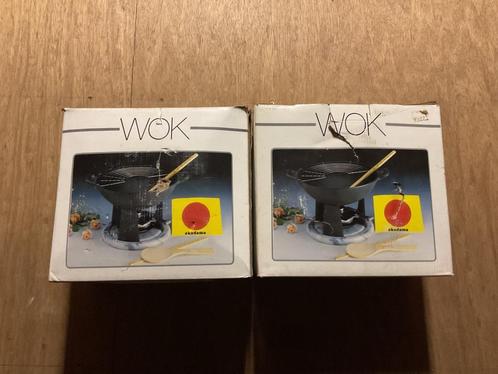 Wokpannen, Huis en Inrichting, Keuken | Potten en Pannen, Gebruikt, Wok, Gietijzer, Ophalen