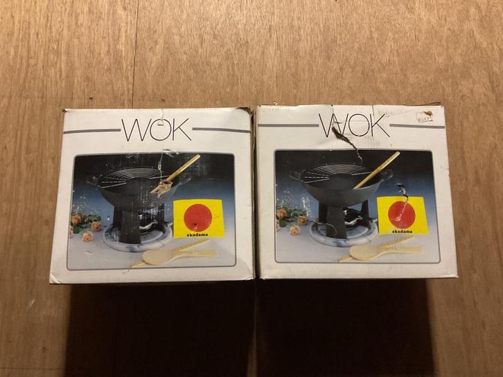 Wokpannen, Maison & Meubles, Cuisine | Casseroles & Poêles, Utilisé, Wok, Fonte, Enlèvement