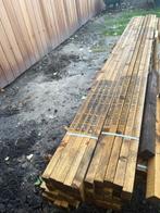 Panlat tengellat 25 x 38 mm vuren groen geïmpregneerd, Ophalen, Zo goed als nieuw