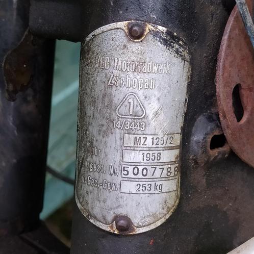 Motorrad   MZ 125/2    Herstel of onderdelen drager, Motoren, Motoren | Oldtimers, Overig, 11 kW of minder, 1 cilinder, Ophalen