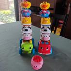Fisher Price stapeltoren dieren tractor/brandweer, Ophalen of Verzenden, Gebruikt, Speelset