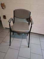 chaise percée avec 4 pieds réglables en hauteur larg.50cm, Divers, Matériel Infirmier, Comme neuf, Enlèvement