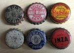 6 OUDE KROONKURKEN BIER  SPA  COCA COLA  INZA STABILAC MELK, Verzamelen, Ophalen of Verzenden, Gebruikt