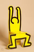 Keith Haring kinderstoel / decoratief object geel Nieuw !!, Antiek en Kunst, Ophalen of Verzenden