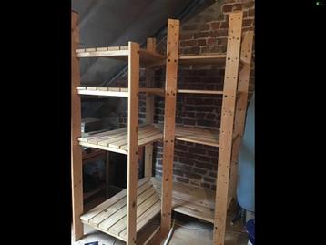 Étagère de coin en bois, Huis en Inrichting, Woonaccessoires | Etagères, Ophalen