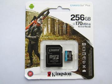 Kingston micro SD kaart 256GB nieuw