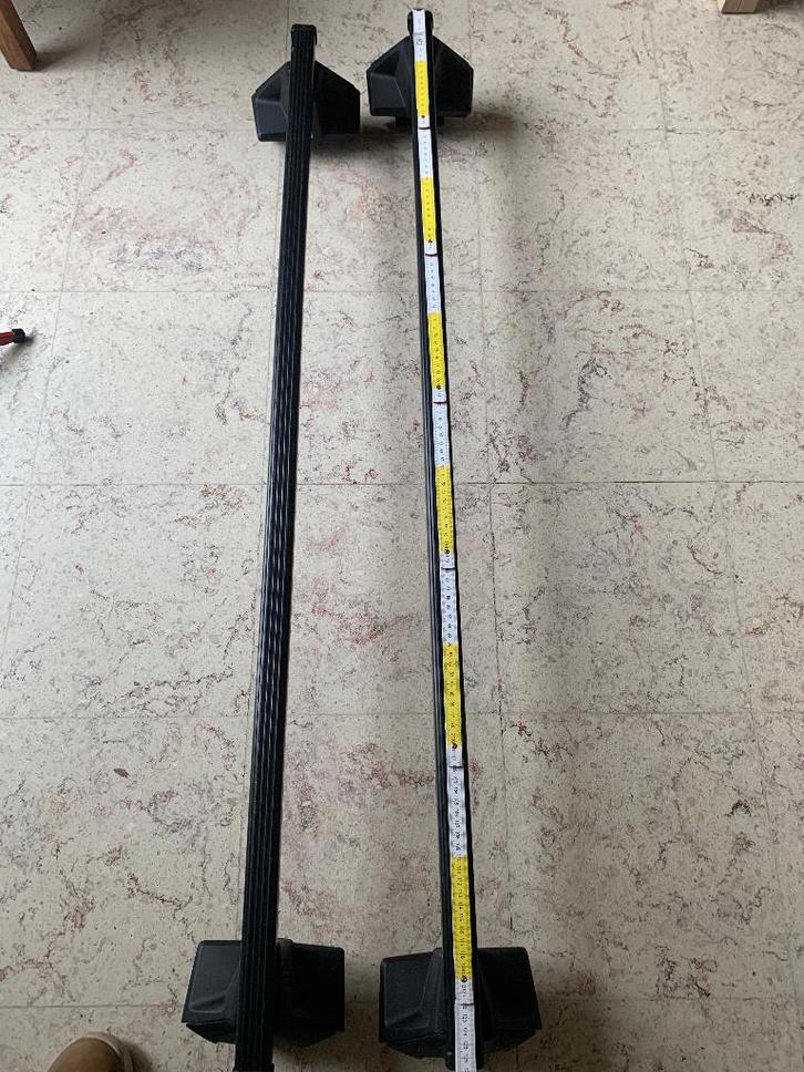 Thule 7105 voetenset + SquareBar 127 cm + kit voor Audi A3, Autos : Divers, Porte-bagages, Utilisé, Enlèvement