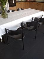 6 design stoelen, Ophalen, Gebruikt, Zwart, Design