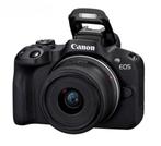 Canon EOS R50 + Canon RF-S 18-45mm f/4.5-6.3 IS STM, Spiegelreflex, Canon, Ophalen of Verzenden, Zo goed als nieuw