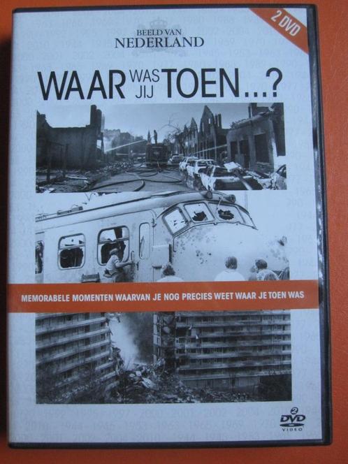 Waar was jij toen? (2 disc), Cd's en Dvd's, Dvd's | Documentaire en Educatief, Zo goed als nieuw, Politiek of Geschiedenis, Alle leeftijden