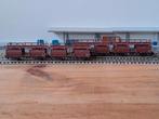 Minitrix 4 x autotransport n schaal, Hobby en Vrije tijd, Modeltreinen | N-Spoor, Ophalen of Verzenden, Gebruikt, Rails