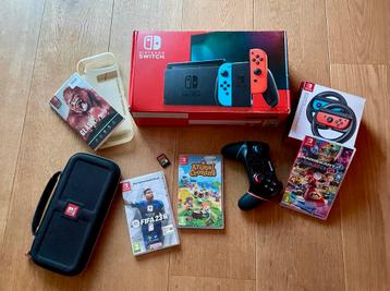 Nintendo switch 2nd gen,Zelda,Fifa23,Mario Kart, Animal cr  beschikbaar voor biedingen