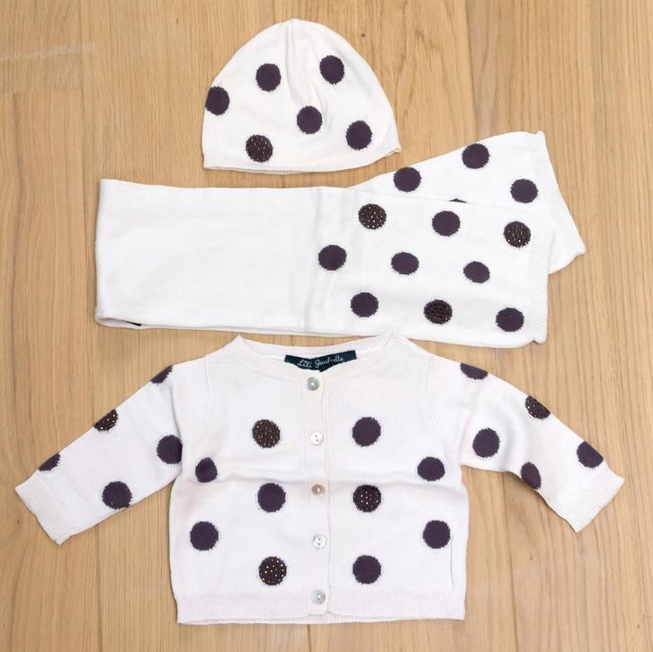 Donkergrijs/roze meisjessetje Lili Gaufrette, 6M (5 stuks), Kinderen en Baby's, Babykleding | Maat 68, Gebruikt, Meisje, Setje