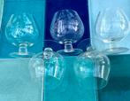 5 grands verres ballon en cristal, Collections, Verres & Petits Verres, Comme neuf