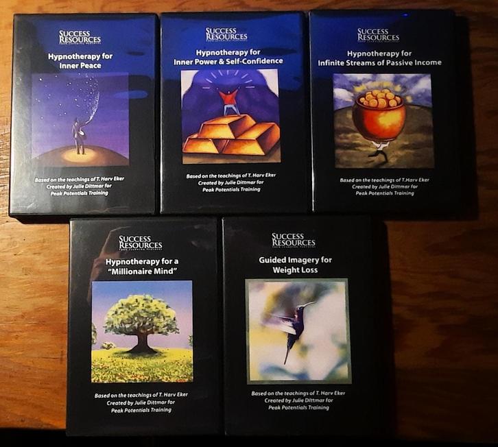 5 x cd T.Harv Eker -Julie Dittmar - Peak Potentials Training, Cd's en Dvd's, Cd's | Meditatie en Spiritualiteit, Zo goed als nieuw