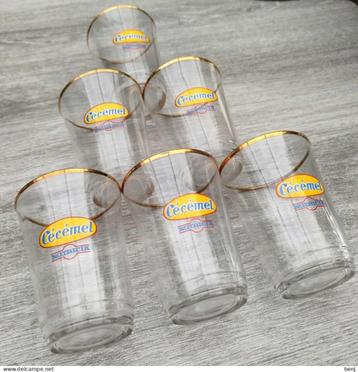 6 Cecemel Nutricia glazen beschikbaar voor biedingen