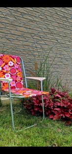 Chaise de camping vintage, Caravanes & Camping, Meubles de camping, Comme neuf, Chaise de camping