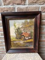 Schilderij watermolen/ landschap, Enlèvement