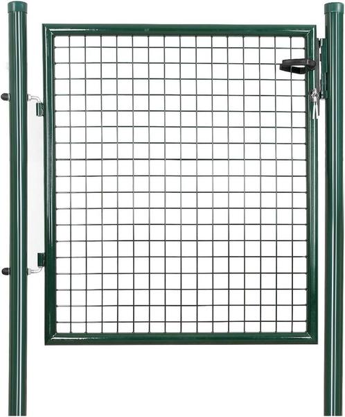 Tuinpoort van verzinkt staal, stevig en duurzaam, groen, Verzamelen, Sleutelhangers, Nieuw, Overige typen, Ophalen of Verzenden