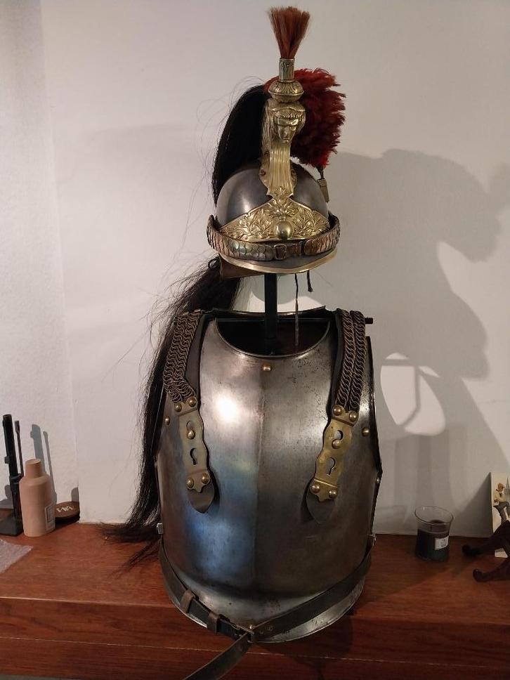 Casque troupe cuirassier Mod 1874 cavalerie, Collections, Objets militaires | Général, Autres, Enlèvement ou Envoi