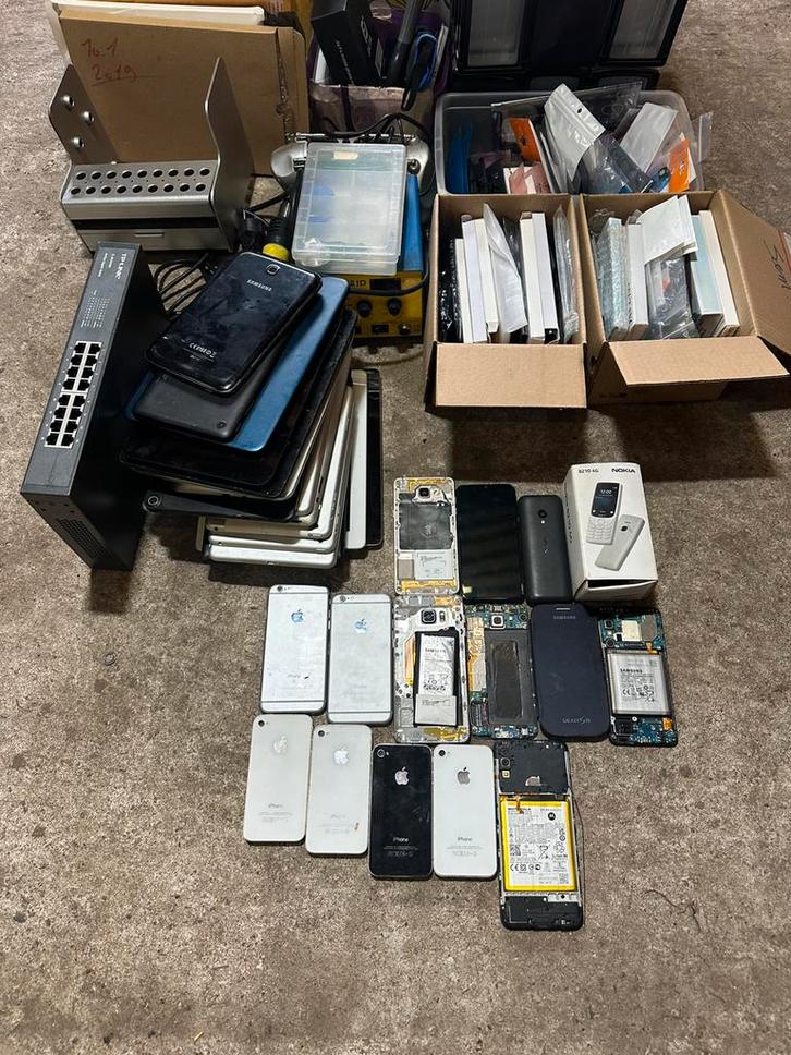 Partij reparatie + onderdelen: iphone , samsung , huawei, Telecommunicatie, Mobiele telefoons | Apple iPhone, Ophalen of Verzenden