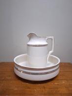 Lampetkan en waskom Société Céramique Maastricht, Antiek en Kunst, Antiek | Keramiek en Aardewerk, Ophalen