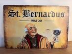 Metalen plaat St Bernardus, Ophalen of Verzenden, Zo goed als nieuw