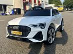 Audi E-tron 12v wit - Afstandsbediening - 4x4 - Leder NIEUW, Ophalen of Verzenden, Nieuw