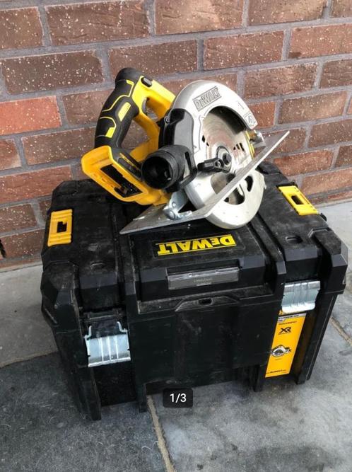 Dewalt cirkelzaag DCS570NT, Doe-het-zelf en Bouw, Gereedschap | Zaagmachines, Zo goed als nieuw, Cirkelzaag, 30 tot 70 mm, Ophalen of Verzenden