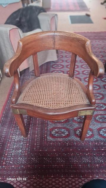 Louis Philippe mahoniehouten fauteuil  beschikbaar voor biedingen