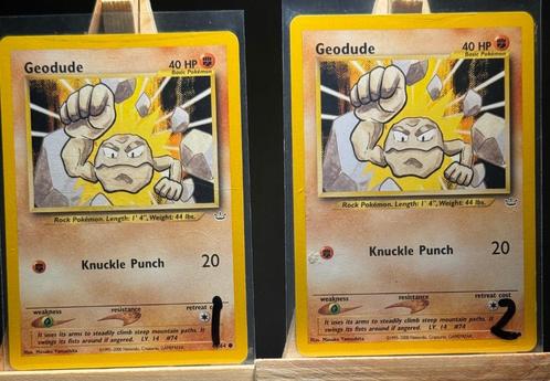 - Neo Revelation - Geodude 44/64 - Common -, Hobby en Vrije tijd, Verzamelkaartspellen | Pokémon, Zo goed als nieuw, Losse kaart