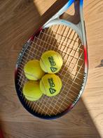 Tennisracket en tennisballen, Ophalen, Zo goed als nieuw, Racket, Overige merken
