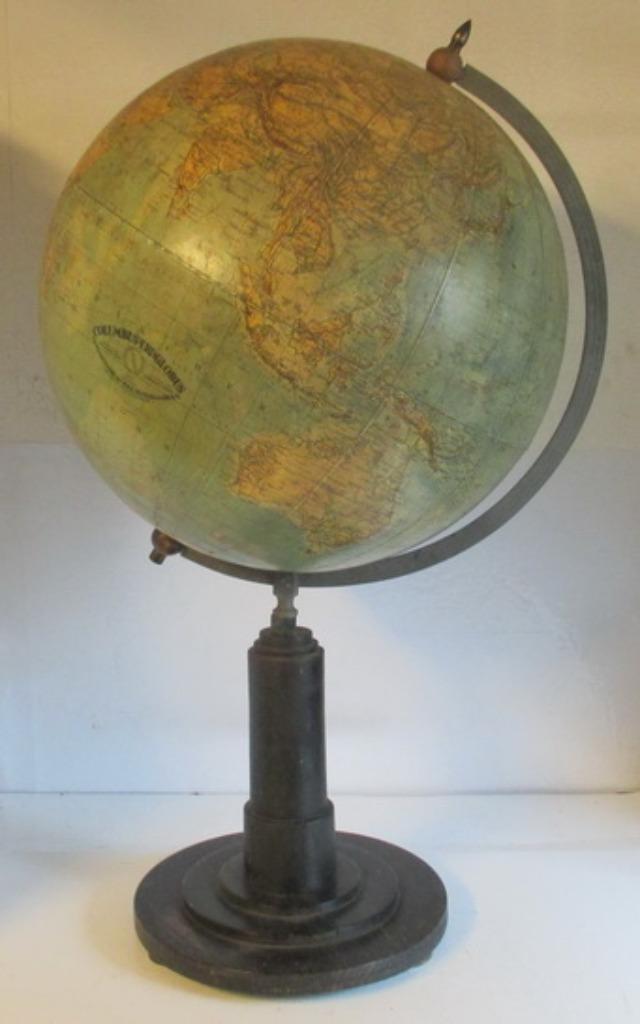 supergrote antieke globe wereldbol 90 cm hoog, Antiek en Kunst, Curiosa en Brocante, Ophalen