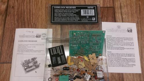 jw0929: velleman kit K6703: codelock receiver Is dus de ontv, Hobby & Loisirs créatifs, Composants électroniques, Neuf, Enlèvement ou Envoi